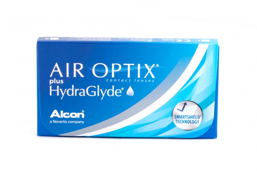 AIR OPTIX plus HYDRAGLYDE ΜΗΝΙΑΙΟΙ (6 pack)