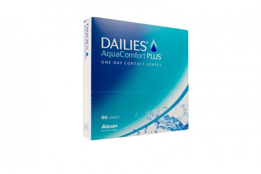DAILIES AQUACOMFORT PLUS ONE-DAY CONTACT LENSES 90PACK 