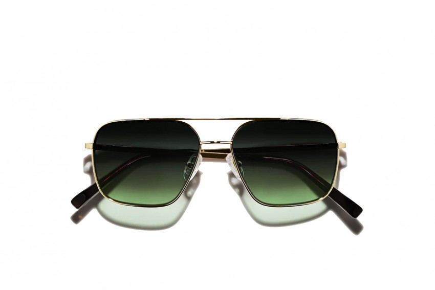 MOSCOT SHTARKER GOLD FOREST WOOD
