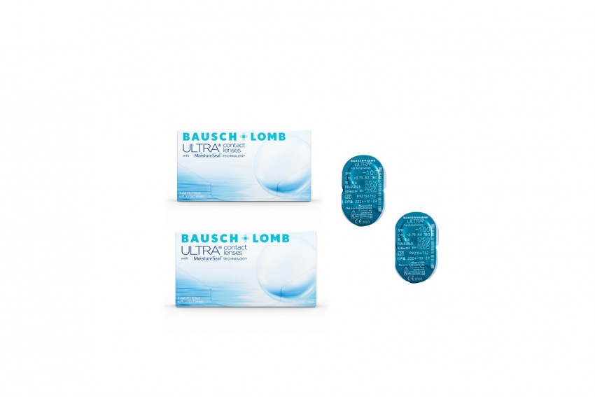 Bausch + Lomb ULTRA 3 PACK (x 2 κουτιά)+ 2 φακοί ΔΩΡΟ