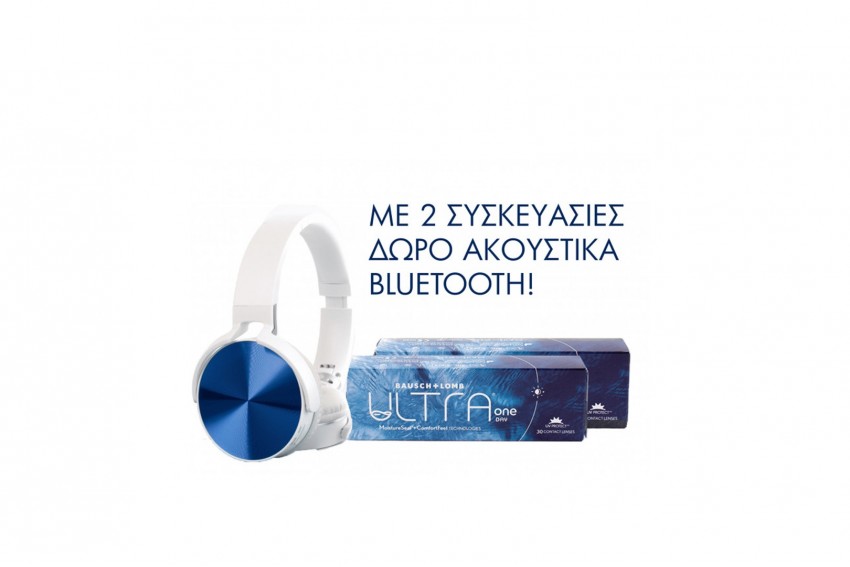 2 boxes BAUSCH+LOMB ULTRA ONE DAY 30PACK + Free Headphones
